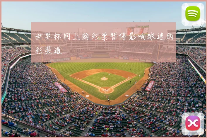 世界杯网上购彩票暂停影响球迷购彩渠道